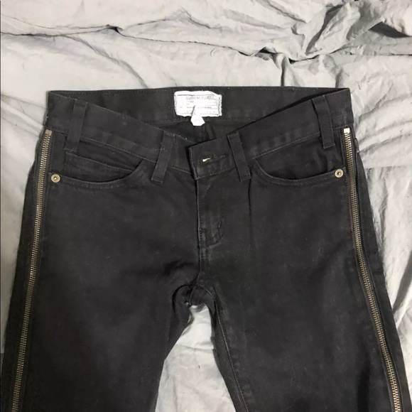 BNWT CURRENT ELLIOTT SIDE ZIP SLIM SKINNY JEANS - Picture 3 of 8